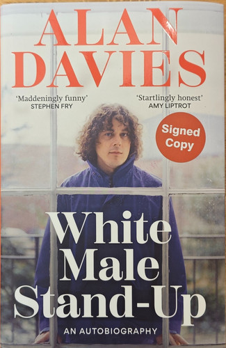 Signed book white male - book,